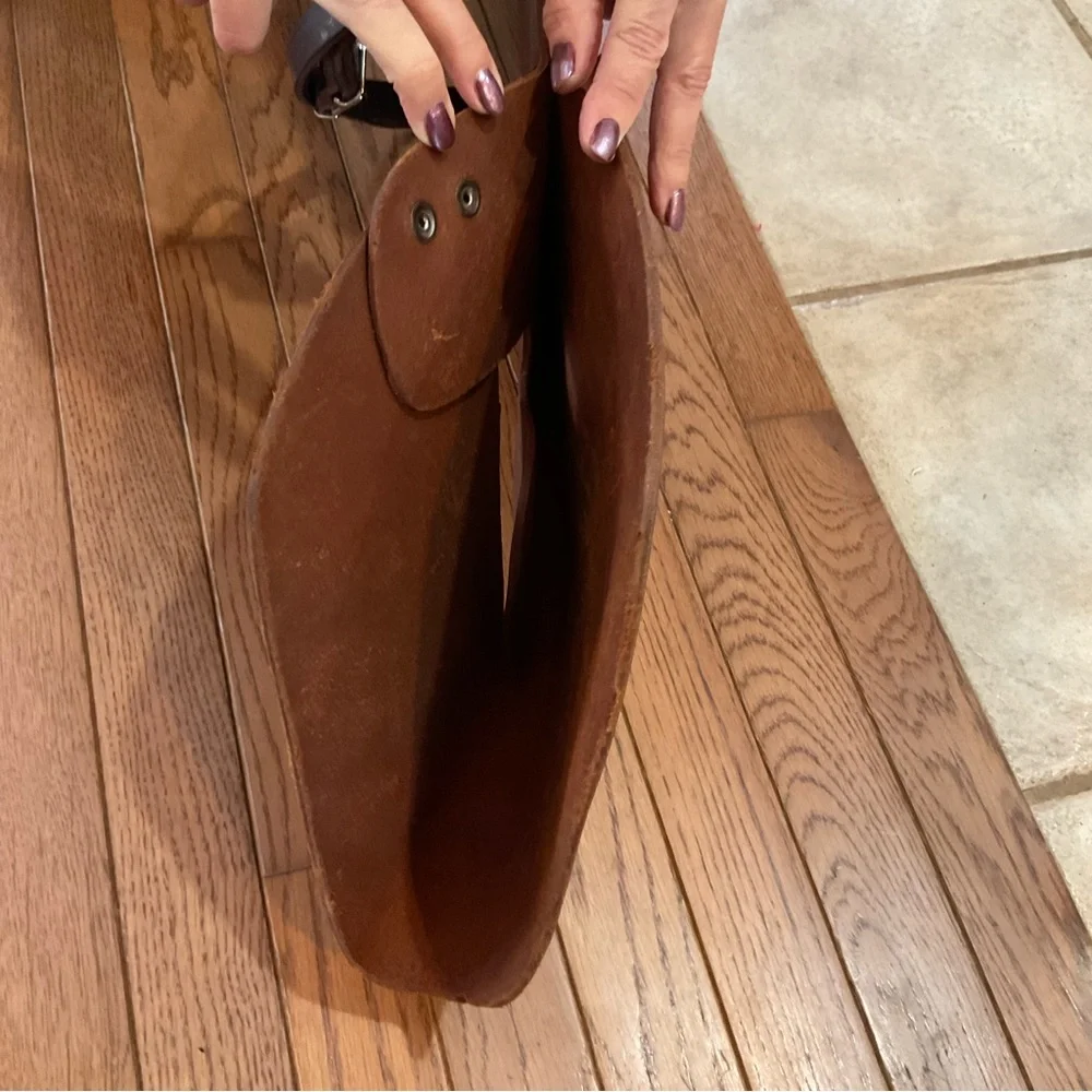 Leather scabbard, custom made, brown in color, protection and luxury, NWT - Picture 5 of 8